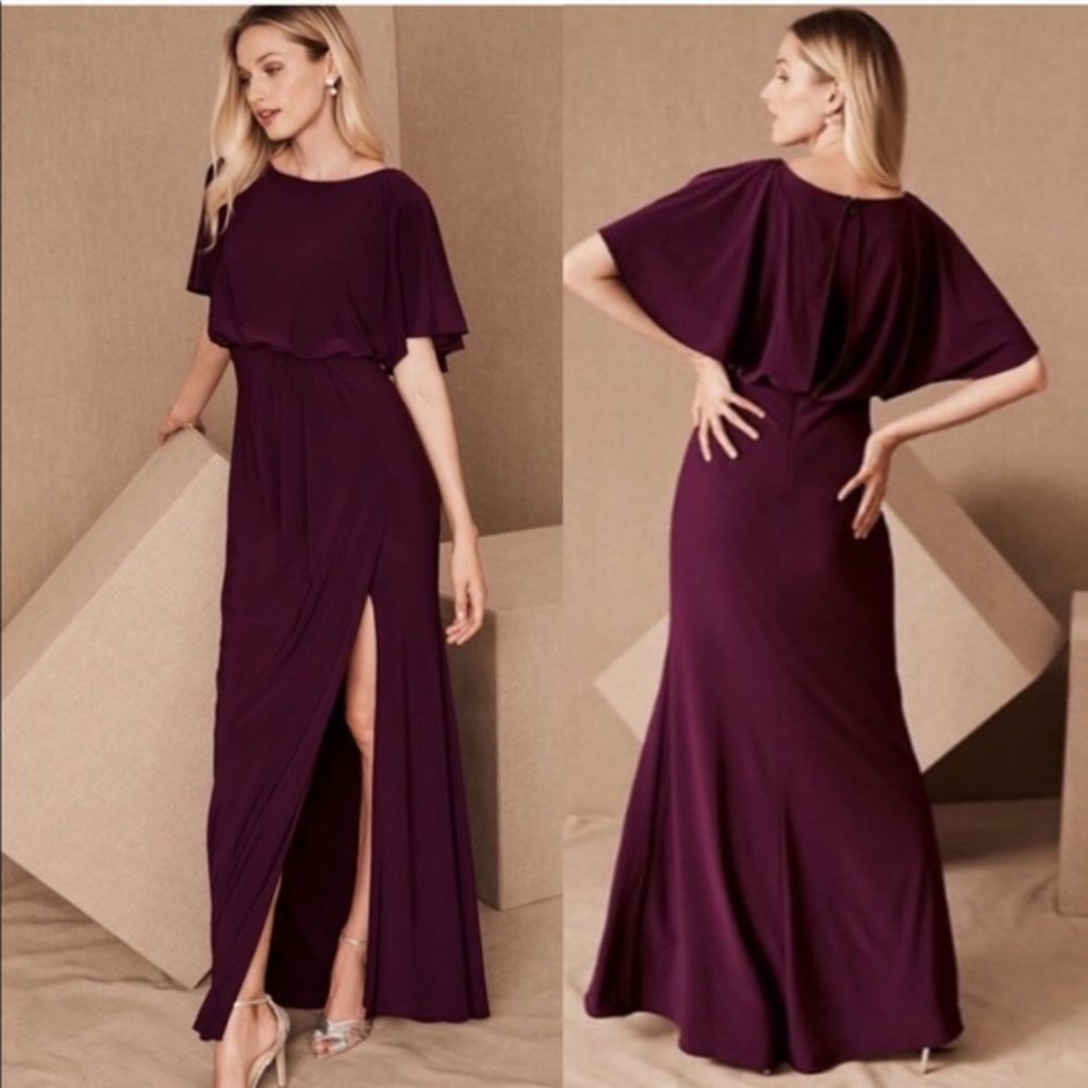 BHLDN Anthropologie Lena Blouson Bridesmaid Dress